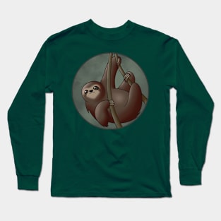 Sloth happy Long Sleeve T-Shirt